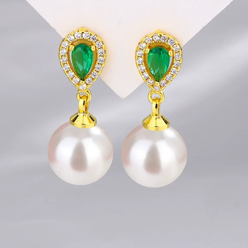 Starlight Shining 5A Bead Earrings 12MM Pearl 18K Gold 925 Silver Earrings Women's Fine Jewelry
Starlight Shining 5A Bead Earrings 12MM Pearl 18K Gold 925 Silver Earrings Women's Fine Jewelry