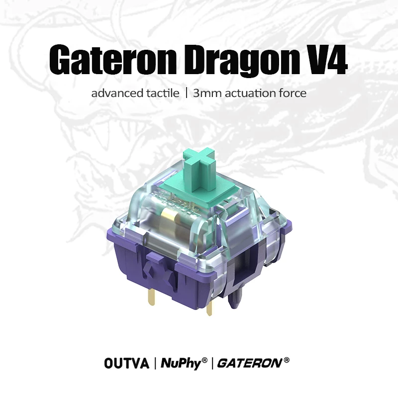 Gopolar Azure Dragon Switches V4 Mechanical Keyboard Tactile Switches Aqua Dragon Switches Gateron Switches
Gopolar Azure Dragon Switches V4 Mechanical Keyboard Tactile Switches Aqua Dragon Switches Gateron Switches