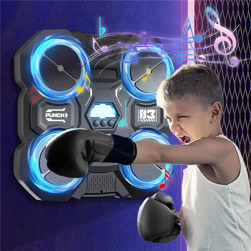 B72A 2X Music Boxing Machine For Children Smart Music Boxing Machine Wall Mounted Decompression Wall Target Toys
B72A 2X Music Boxing Machine For Children Smart Music Boxing Machine Wall Mounted Decompression Wall Target Toys