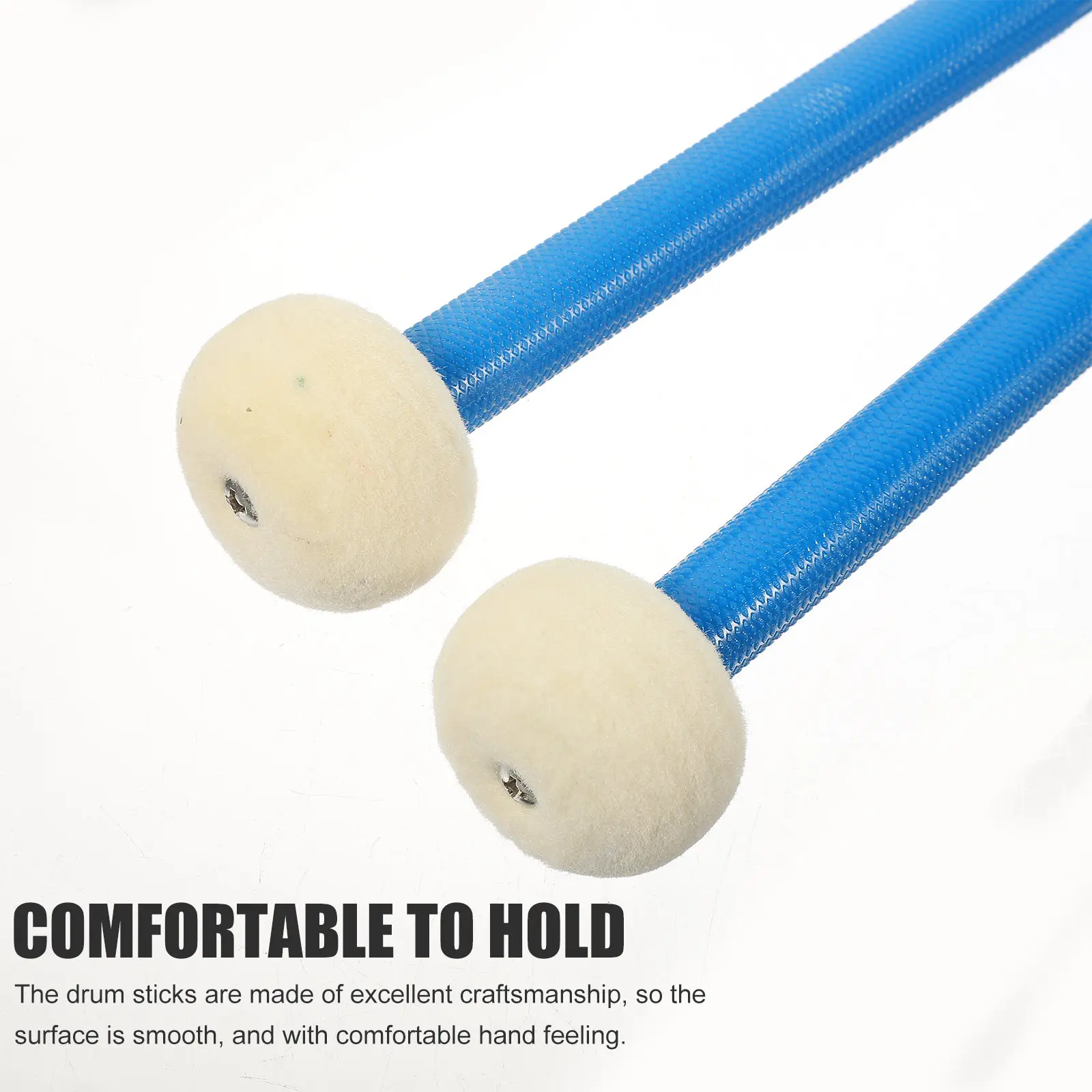 1 Pair Double-End Drum Sticks Nylon Material Smooth Lightweight Portable Percussion Instrument For Practice Performance Student
1 Pair Double-End Drum Sticks Nylon Material Smooth Lightweight Portable Percussion Instrument For Practice Performance Student