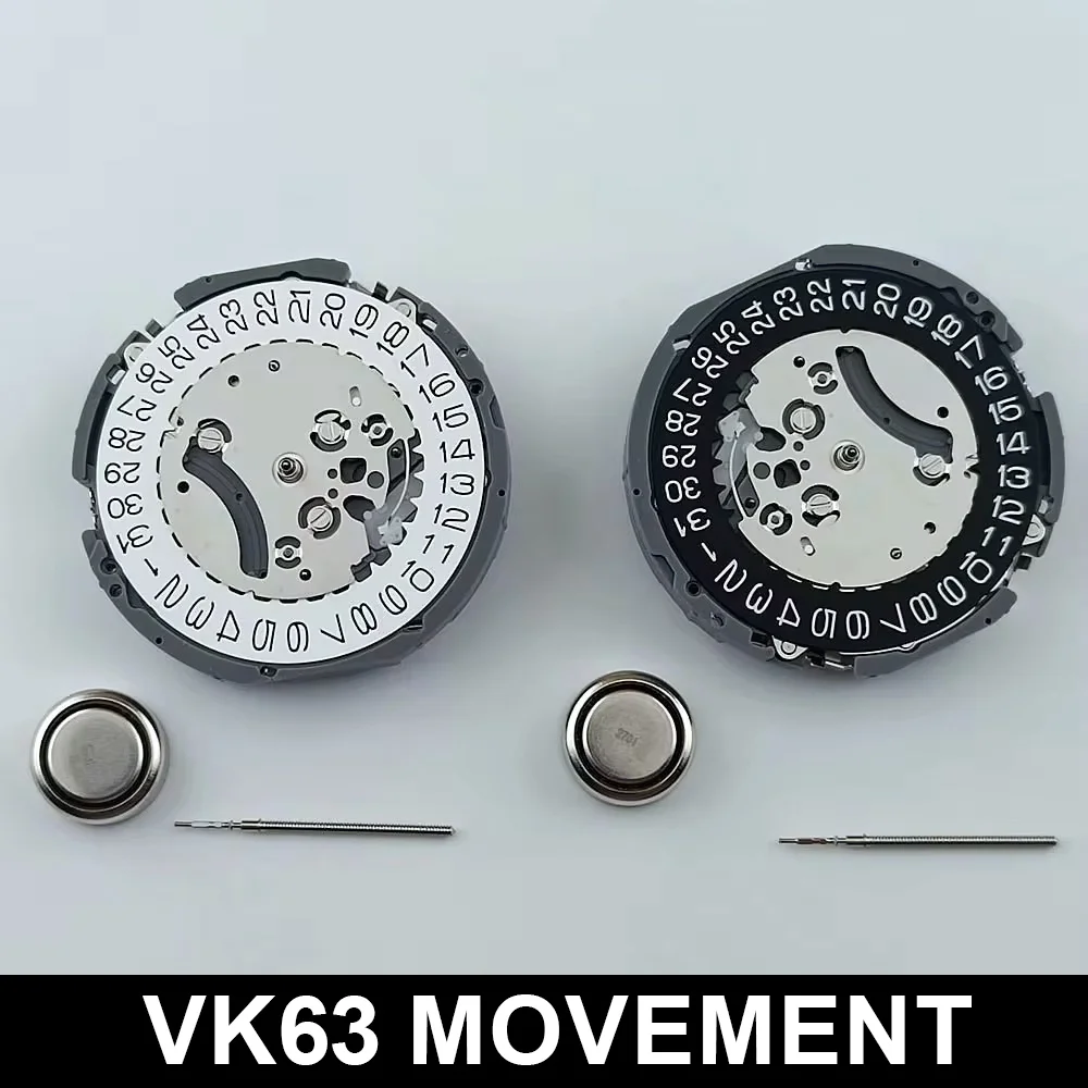 VK63A VK63 Quartz Movement Date At 3/6O'clock Chronograph Watch Movement w/Battey For VK SERIES VK63A VK63 Quartz Watch
VK63A VK63 Quartz Movement Date At 3/6O'clock Chronograph Watch Movement w/Battey For VK SERIES VK63A VK63 Quartz Watch