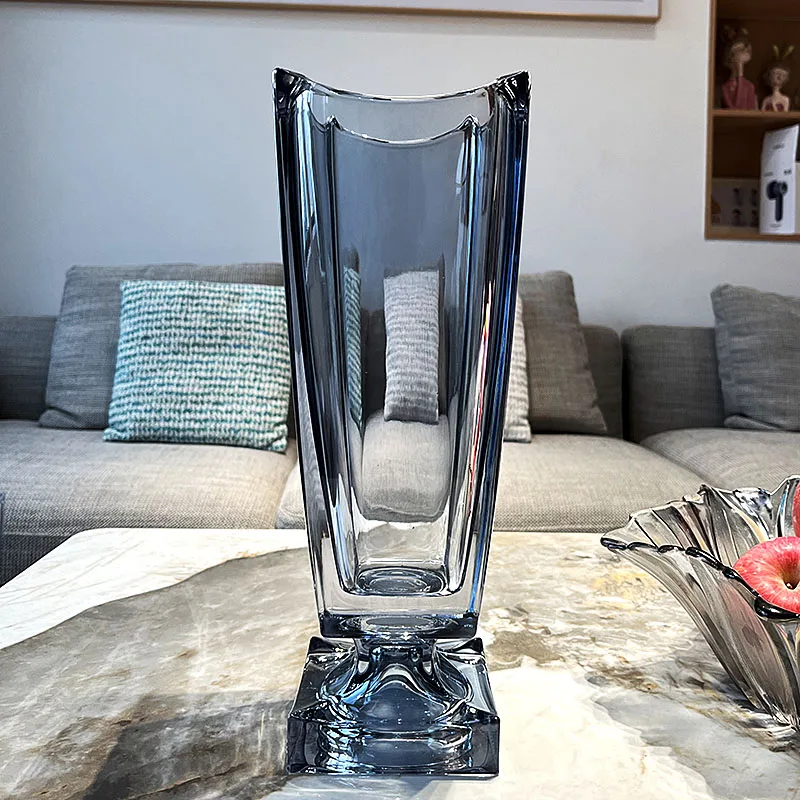 European-Inspired High-End Light Luxury Crystal Glass Vase with Bamboo Pattern for Grand Floral Durable furniture
European-Inspired High-End Light Luxury Crystal Glass Vase with Bamboo Pattern for Grand Floral Durable furniture
