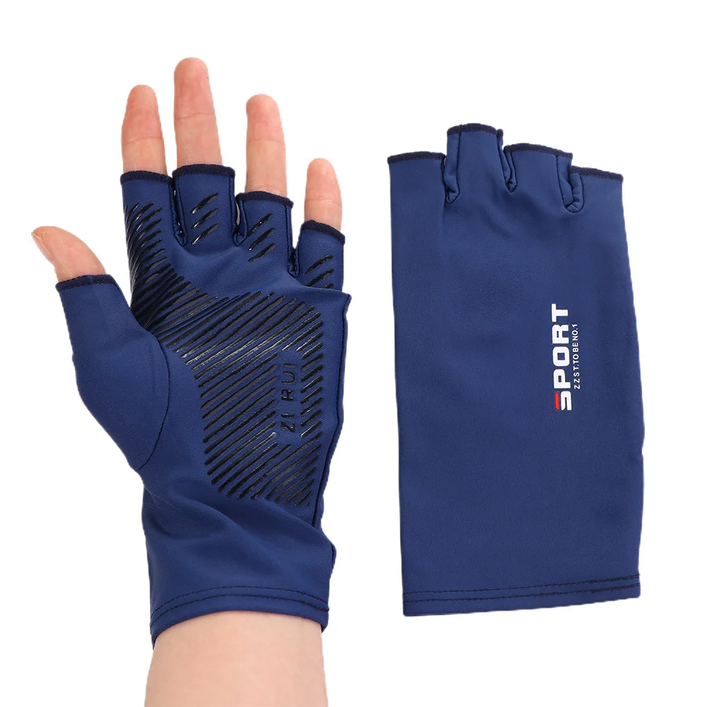Thin Silicone Solid Color Sun Protection Ridding Gloves Non-slip Mittens Ice Silk Gloves Men Elastic Gloves Half Finger Gloves
Thin Silicone Solid Color Sun Protection Ridding Gloves Non-slip Mittens Ice Silk Gloves Men Elastic Gloves Half Finger Gloves