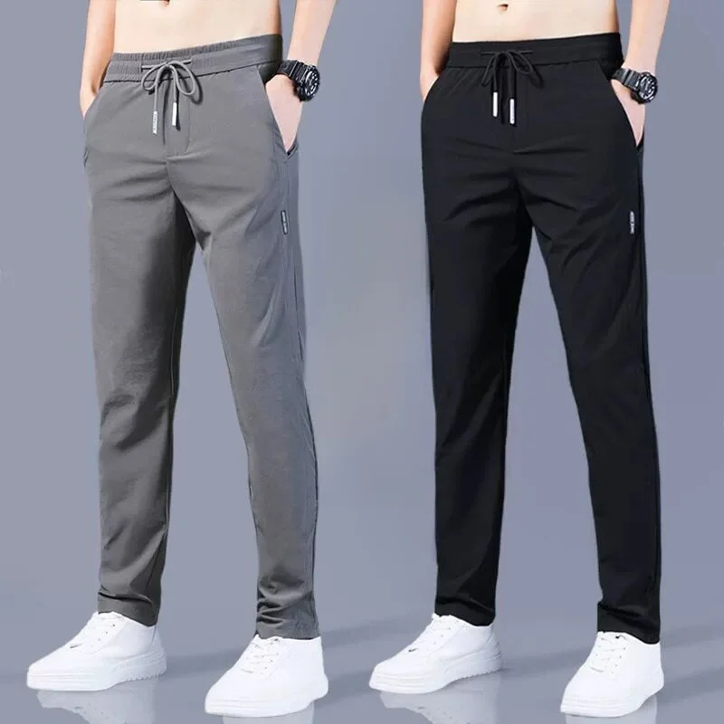 Men's Summer Thin Sporty Straight Leg Casual Pants Loose Large Size Youth Trendy Ice Silk Sweatpants Comfortable Straight Fit
Men's Summer Thin Sporty Straight Leg Casual Pants Loose Large Size Youth Trendy Ice Silk Sweatpants Comfortable Straight Fit