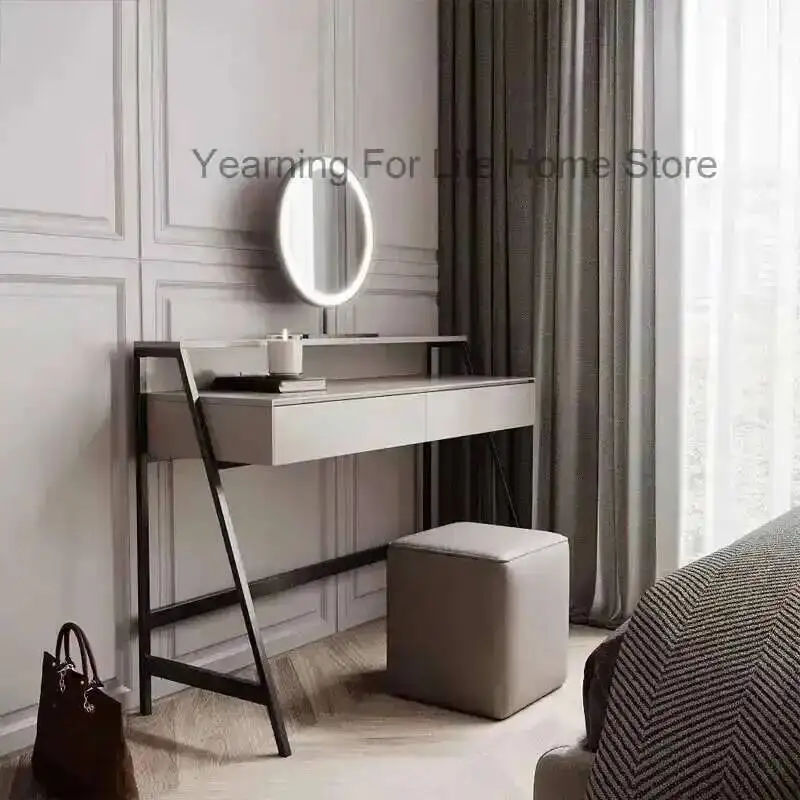 Table Mirror Drawer Chair Woman Container Dressing Charm Dressing Table Luxury Nordic Tocador Maquillaje Furniture Makeup
Table Mirror Drawer Chair Woman Container Dressing Charm Dressing Table Luxury Nordic Tocador Maquillaje Furniture Makeup