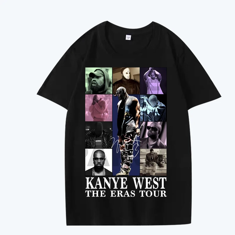 Rapper Kanye West T Shirt men women Oversized 100% Cotton Hot sale short sleeve Summer streetwear print Unisex plus size tops
Rapper Kanye West T Shirt men women Oversized 100% Cotton Hot sale short sleeve Summer streetwear print Unisex plus size tops