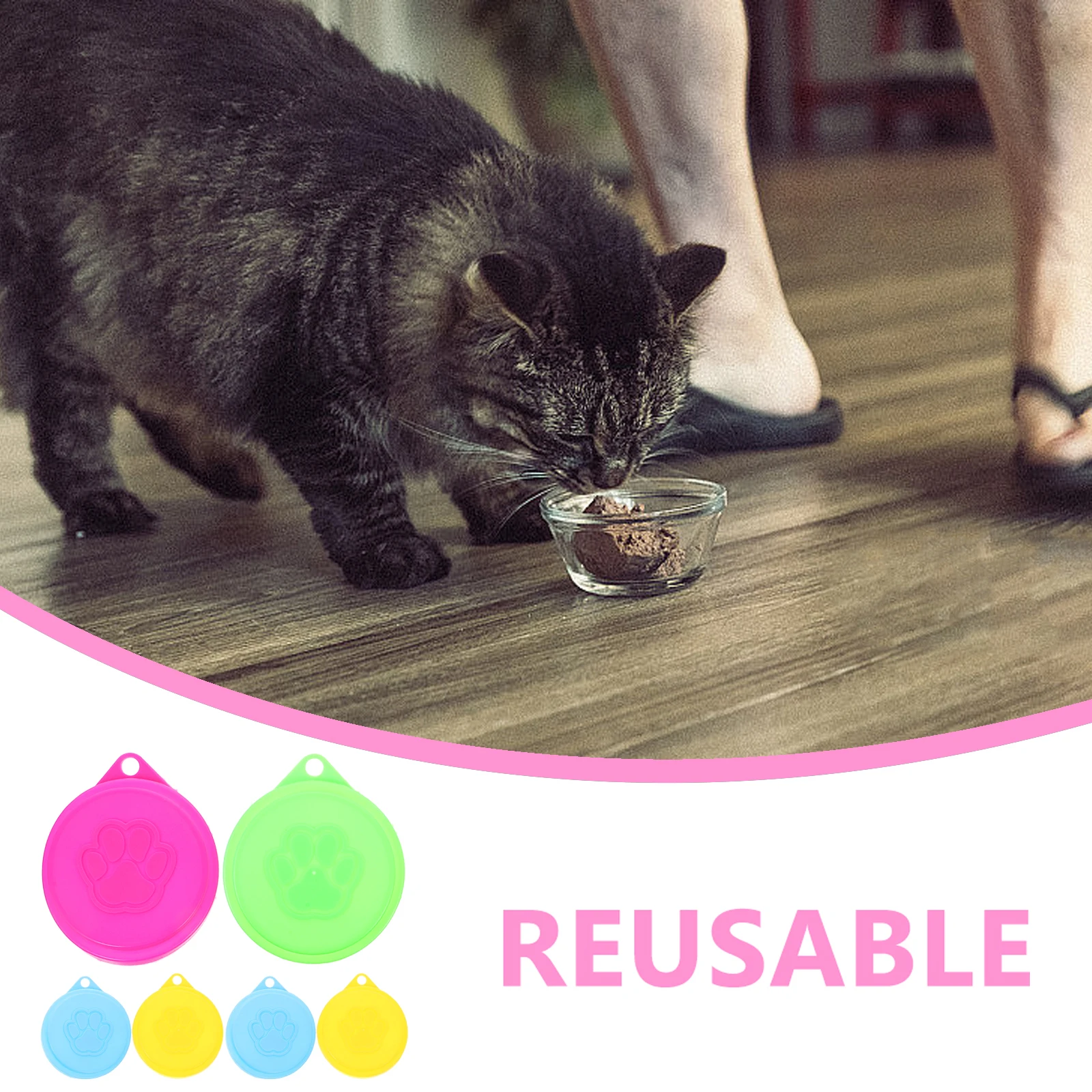 6Pcs Pet Food Storage Can Lid Silicone Cover Reusable Anti-Drying Out Seals Opened Cans for Dogs Cats Random Color
6Pcs Pet Food Storage Can Lid Silicone Cover Reusable Anti-Drying Out Seals Opened Cans for Dogs Cats Random Color