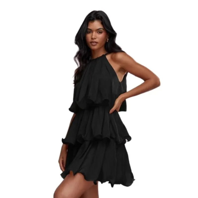 UltralightweightSummer Dress Adjustable Halter Sleeveless Dress Sheer Layered Tulle Dress Seaside Holiday Romantic Dresses
UltralightweightSummer Dress Adjustable Halter Sleeveless Dress Sheer Layered Tulle Dress Seaside Holiday Romantic Dresses