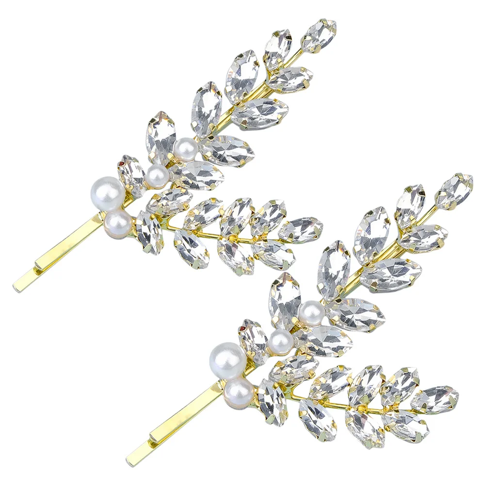 2Pcs Rhinestone Hair Clips Metal Bobby Pins Side Barrettes Wheat Spike Decorative Hair Accessories Elegant for Wedding Bridal 
2Pcs Rhinestone Hair Clips Metal Bobby Pins Side Barrettes Wheat Spike Decorative Hair Accessories Elegant for Wedding Bridal