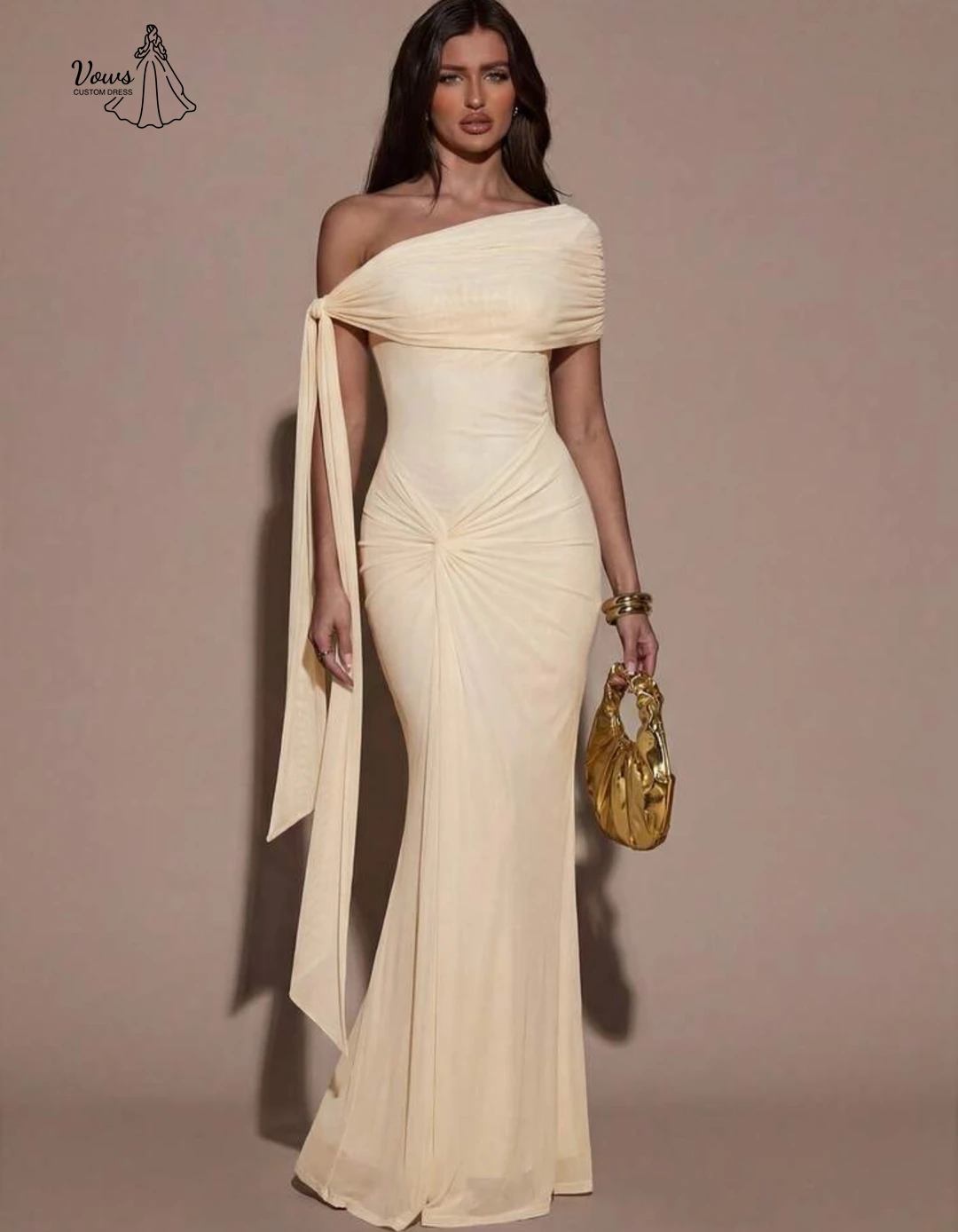 Vows Long Evening Dresses for Weddings Custom Made Arabic Evening Dress Luxury Women's Elegant Party Dress Fishtail Skirt Ribbon
Vows Long Evening Dresses for Weddings Custom Made Arabic Evening Dress Luxury Women's Elegant Party Dress Fishtail Skirt Ribbon