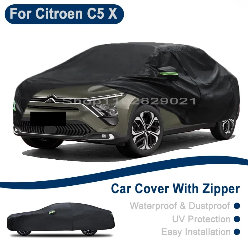 Outdoor Full Vehicle Cover For Citroen C5 X - Side Zipper Design, Waterproof Dustproof Sun Protection Car Cover
Outdoor Full Vehicle Cover For Citroen C5 X - Side Zipper Design, Waterproof Dustproof Sun Protection Car Cover