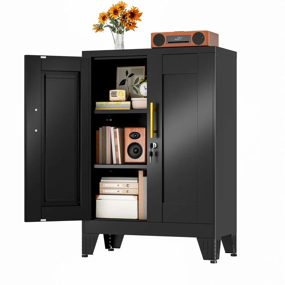 Metal Storage Cabinet, 36 Tall Locking Storage Cabinet with 2 Adjustable Shelves, Steel Locker Organizer, for Office, Home, Sch
Metal Storage Cabinet, 36 Tall Locking Storage Cabinet with 2 Adjustable Shelves, Steel Locker Organizer, for Office, Home, Sch