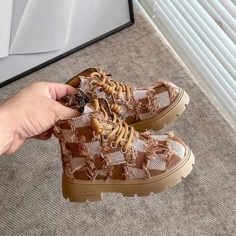 Fashion Trend Toddler Leather Boots for Girls Spring Autumn Causal Children's Ankle Boots Tassel New Kids School Boots Round-toe
Fashion Trend Toddler Leather Boots for Girls Spring Autumn Causal Children's Ankle Boots Tassel New Kids School Boots Round-toe