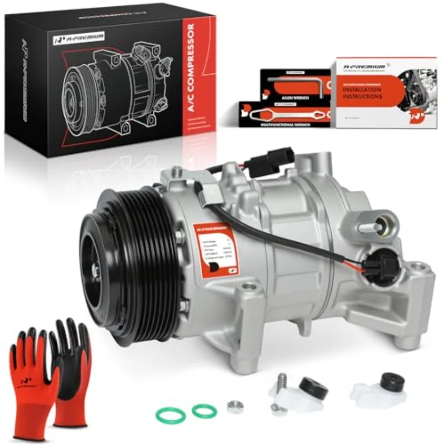 Air Conditioner AC Compressor with Clutch for Honda Accord 1.5L 2018-2022, 110mm Pulley, Aluminum Housing, Black Finish, High-E
Air Conditioner AC Compressor with Clutch for Honda Accord 1.5L 2018-2022, 110mm Pulley, Aluminum Housing, Black Finish, High-E