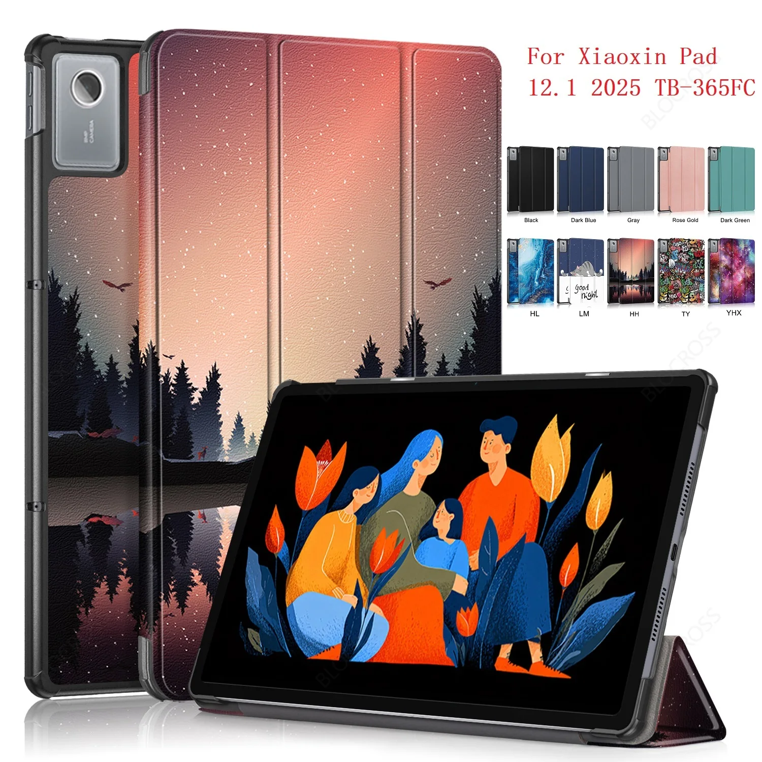 Smart Case For Lenovo Xiaoxin Pad 12.1 2025 Folding Flip Stand Leather With Auto Sleep Funda for XiaoxinTB-365FC Tablet Cover
Smart Case For Lenovo Xiaoxin Pad 12.1 2025 Folding Flip Stand Leather With Auto Sleep Funda for XiaoxinTB-365FC Tablet Cover