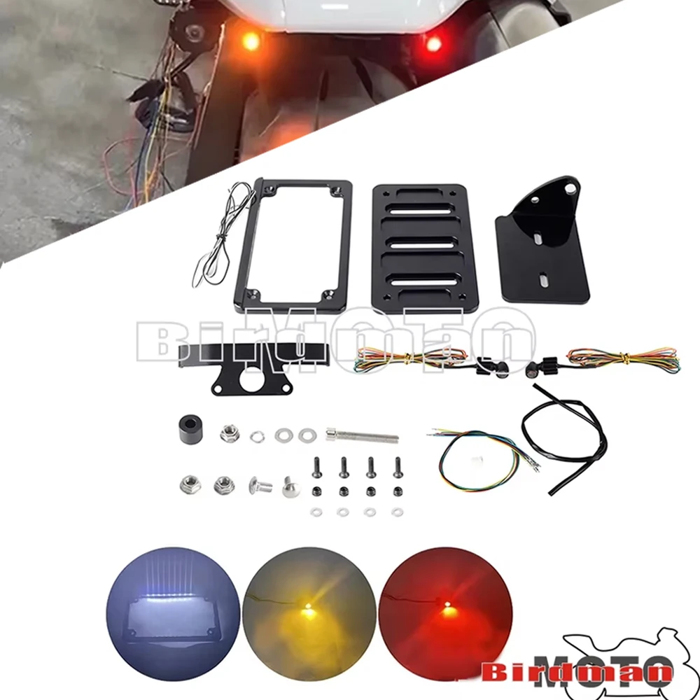 RH1250S Боковое крепление Licesen Plate Light Frame Кронштейн с задним светодиодным мини-индикатором поворота Комплект для Harley Sportster S 1250
RH1250S Боковое крепление Licesen Plate Light Frame Кронштейн с задним светодиодным мини-индикатором поворота Комплект для Harley Sportster S 1250
