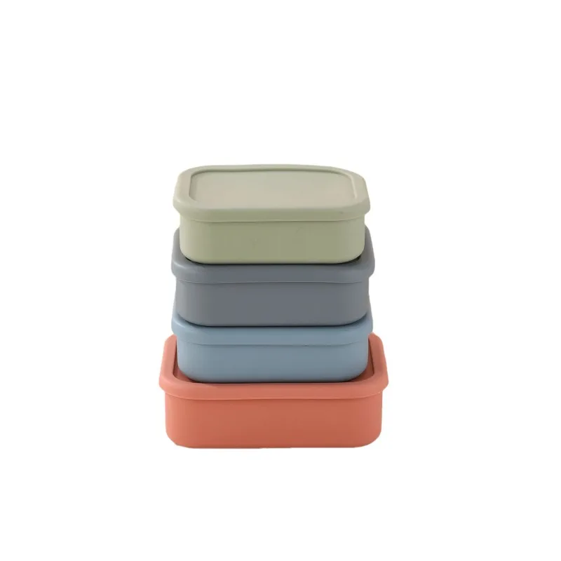 Food grade silicone lunch box, kitchen portable lunch box square silicone bowl
Food grade silicone lunch box, kitchen portable lunch box square silicone bowl