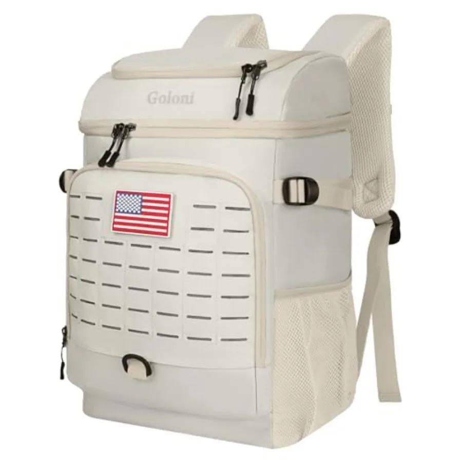 Cooler Backpack 30 Can Backpack Cooler 4-Sided Cold Retention Technology Lightweight and Hands-Free for Beach Camping
Cooler Backpack 30 Can Backpack Cooler 4-Sided Cold Retention Technology Lightweight and Hands-Free for Beach Camping