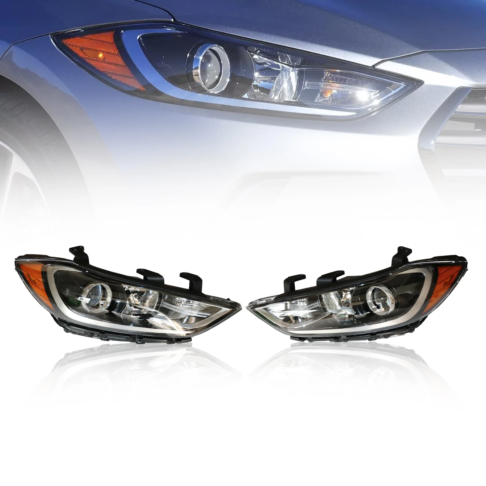 Car Headlights Halogen Headlamp Fit for Hyundai Elantra 2017 2018 Left/Right Side Headlights Assembly Headlamps Kit LH/RH
Car Headlights Halogen Headlamp Fit for Hyundai Elantra 2017 2018 Left/Right Side Headlights Assembly Headlamps Kit LH/RH