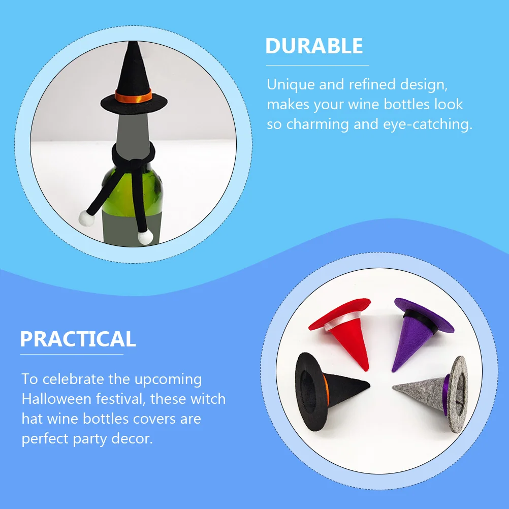 Witch Hat Mini Wicth Hats Halloween Party Favors Themed Decorations Bottle Cap Costume
Witch Hat Mini Wicth Hats Halloween Party Favors Themed Decorations Bottle Cap Costume