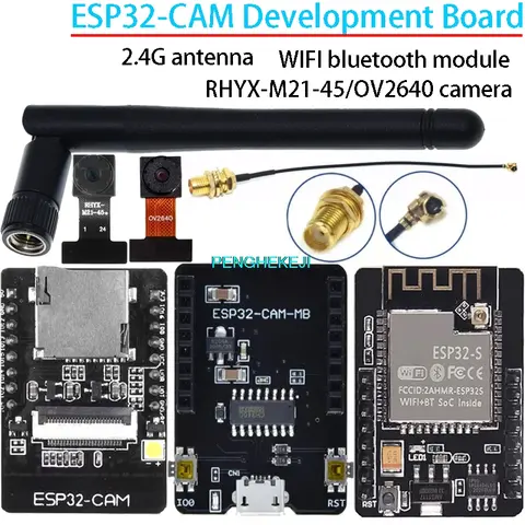 ESP32 CAM development board with RHYX-M21-45/OV2640 module 2.4G WIFI bluetooth module