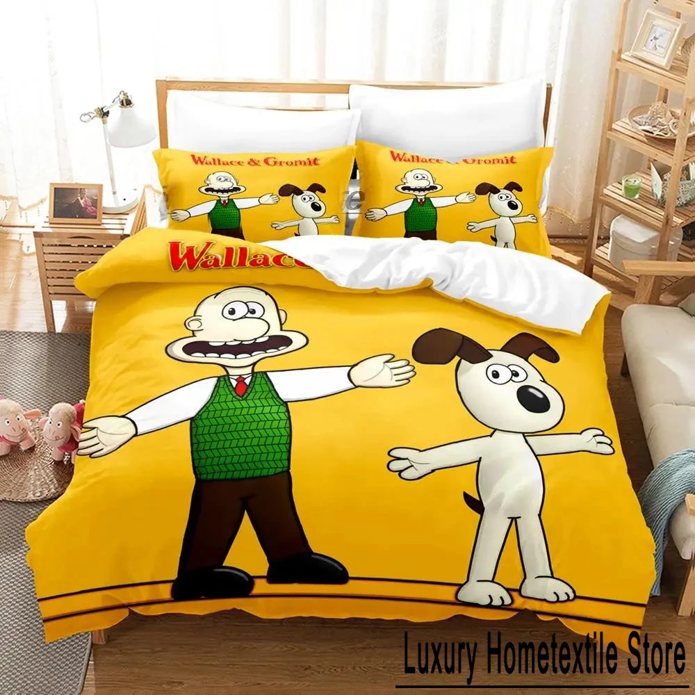 2024 Комплект постельного белья Kawaii Gromit Single Twin Full Queen King Size Комплекты пододеяльников для взрослых для мальчиков Простыня с принтом в стиле аниме
2024 Комплект постельного белья Kawaii Gromit Single Twin Full Queen King Size Комплекты пододеяльников для взрослых для мальчиков Простыня с принтом в стиле аниме