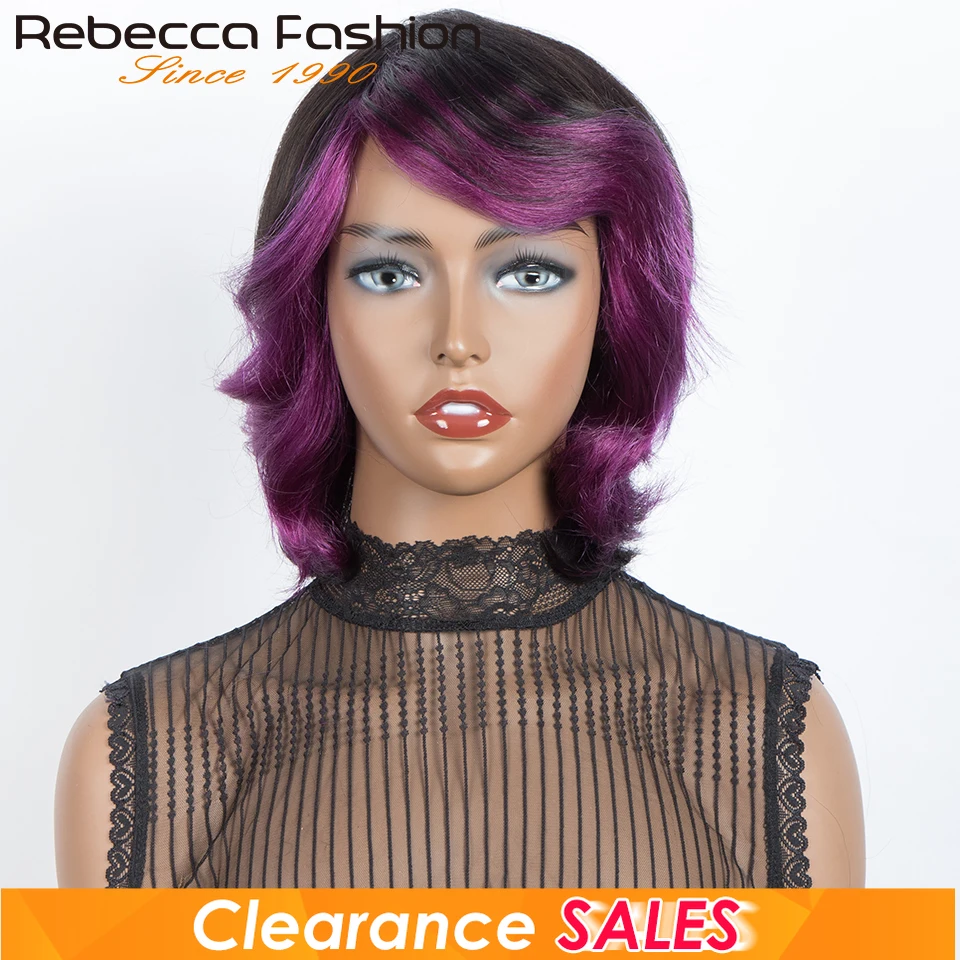 Парик из натуральных волос Rebecca Youth 1B/Purple Skunk Stripe Short Balayage с частичной разделкой, бразильские волосы, полностью машинной работы.
Парик из натуральных волос Rebecca Youth 1B/Purple Skunk Stripe Short Balayage с частичной разделкой, бразильские волосы, полностью машинной работы.