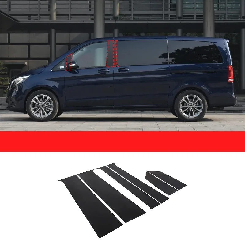 PC Black For Mercedes Benz Vito V Class V250 V260L 2015-2021 Car Window Middle Column Decoration Cover Sticker Car Accessories
PC Black For Mercedes Benz Vito V Class V250 V260L 2015-2021 Car Window Middle Column Decoration Cover Sticker Car Accessories
