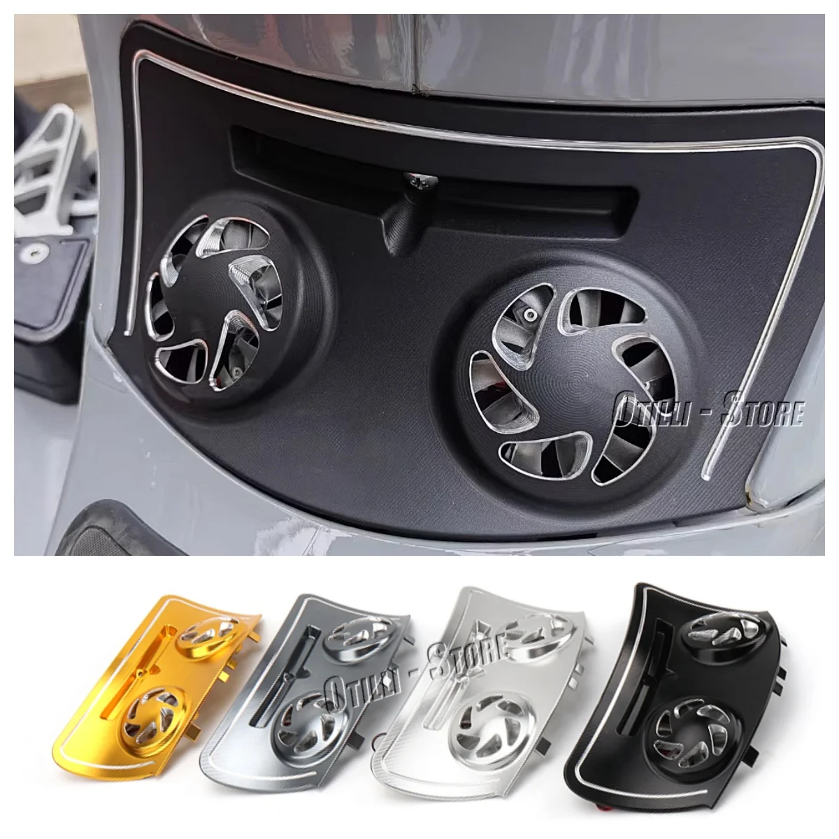 For VESPA Sprint 150 Primavera 150 Motorcycle Aluminum Cylinder Head Protector Scooter Fan Cooling Cover Decorative Guard
For VESPA Sprint 150 Primavera 150 Motorcycle Aluminum Cylinder Head Protector Scooter Fan Cooling Cover Decorative Guard