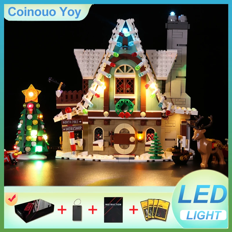 ЛЕГКА для LEGO 10275, серия «клуб эльфа», «сделай сам», игрушка (без блоков, модель, только светодиодный светильник), набор светильников, подарок для ребенка
ЛЕГКА для LEGO 10275, серия «клуб эльфа», «сделай сам», игрушка (без блоков, модель, только светодиодный светильник), набор светильников, подарок для ребенка