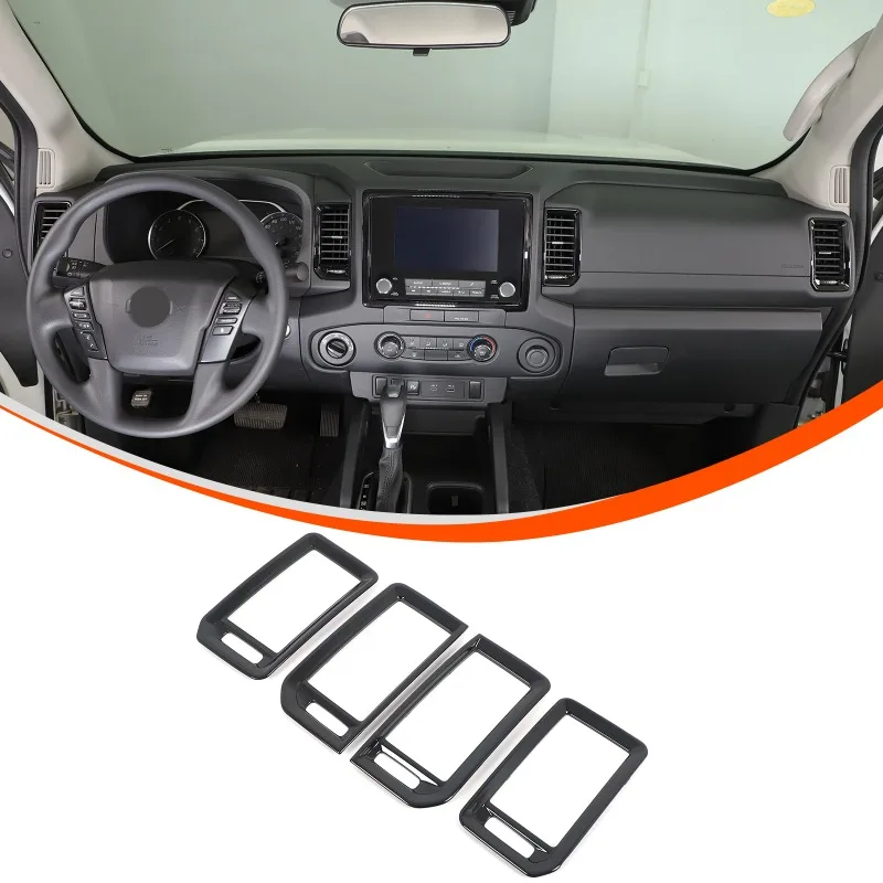 Накладка вентиляционного отверстия центральной консоли ABS для Nissan Frontier 2022-2024 гг. Аксессуары для салона автомобиля 
Накладка вентиляционного отверстия центральной консоли ABS для Nissan Frontier 2022-2024 гг. Аксессуары для салона автомобиля