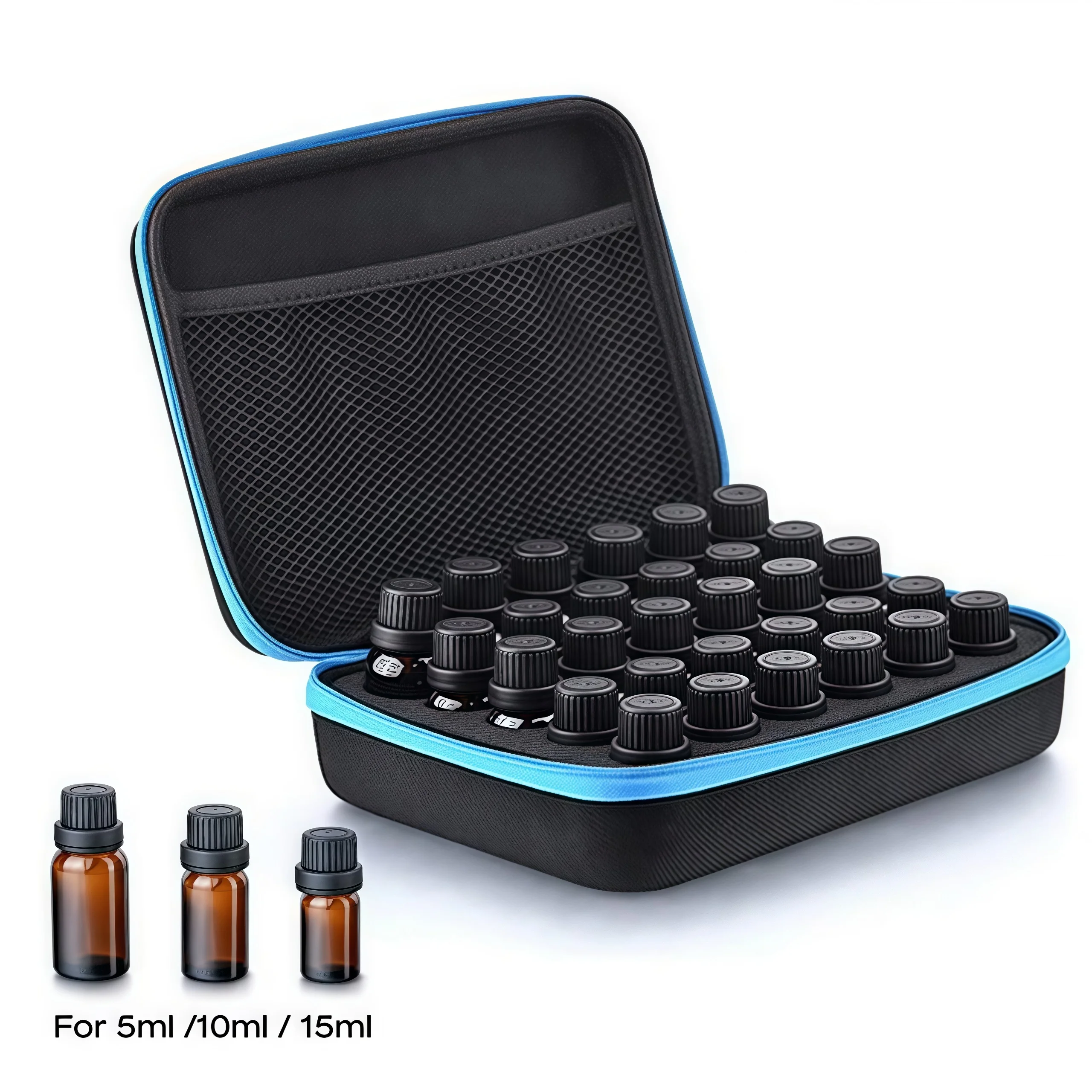 30-Slot Aromatherapy Essential Oil Storage Organizer, Hard Shell Shockproof EVA Carrying Case for 5ml/10ml/15ml Bottles
30-Slot Aromatherapy Essential Oil Storage Organizer, Hard Shell Shockproof EVA Carrying Case for 5ml/10ml/15ml Bottles