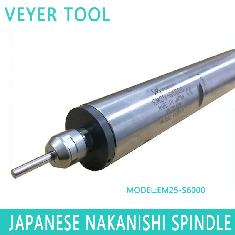 EM25-S6000 Drilling, Milling, Grinding CNC Spindle, Japan NAKANISHI Electric Spindle
EM25-S6000 Drilling, Milling, Grinding CNC Spindle, Japan NAKANISHI Electric Spindle