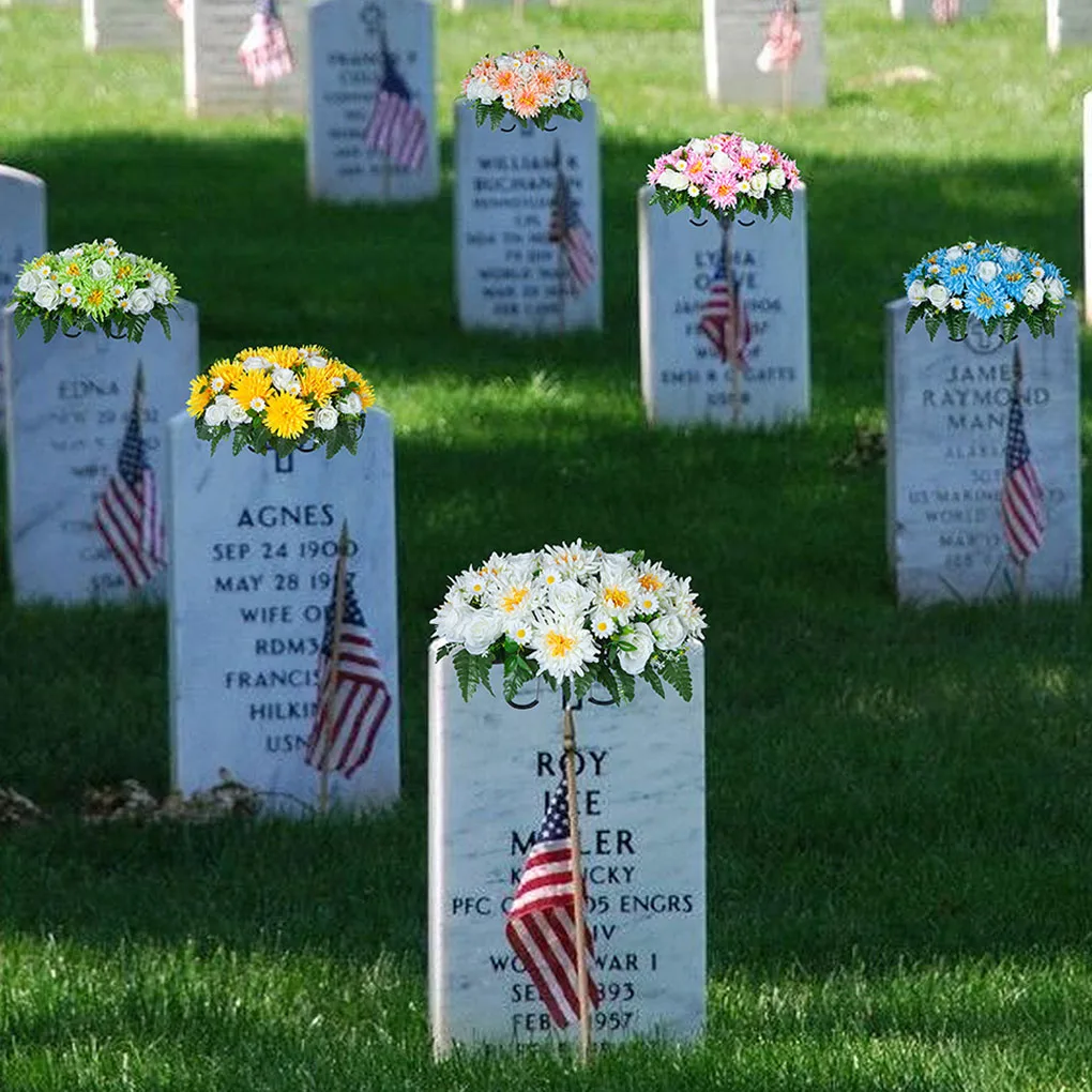 AssortedColor Graveside Beauty Durable Headstones For Graves With Realistic Headstone Flower Saddle
AssortedColor Graveside Beauty Durable Headstones For Graves With Realistic Headstone Flower Saddle