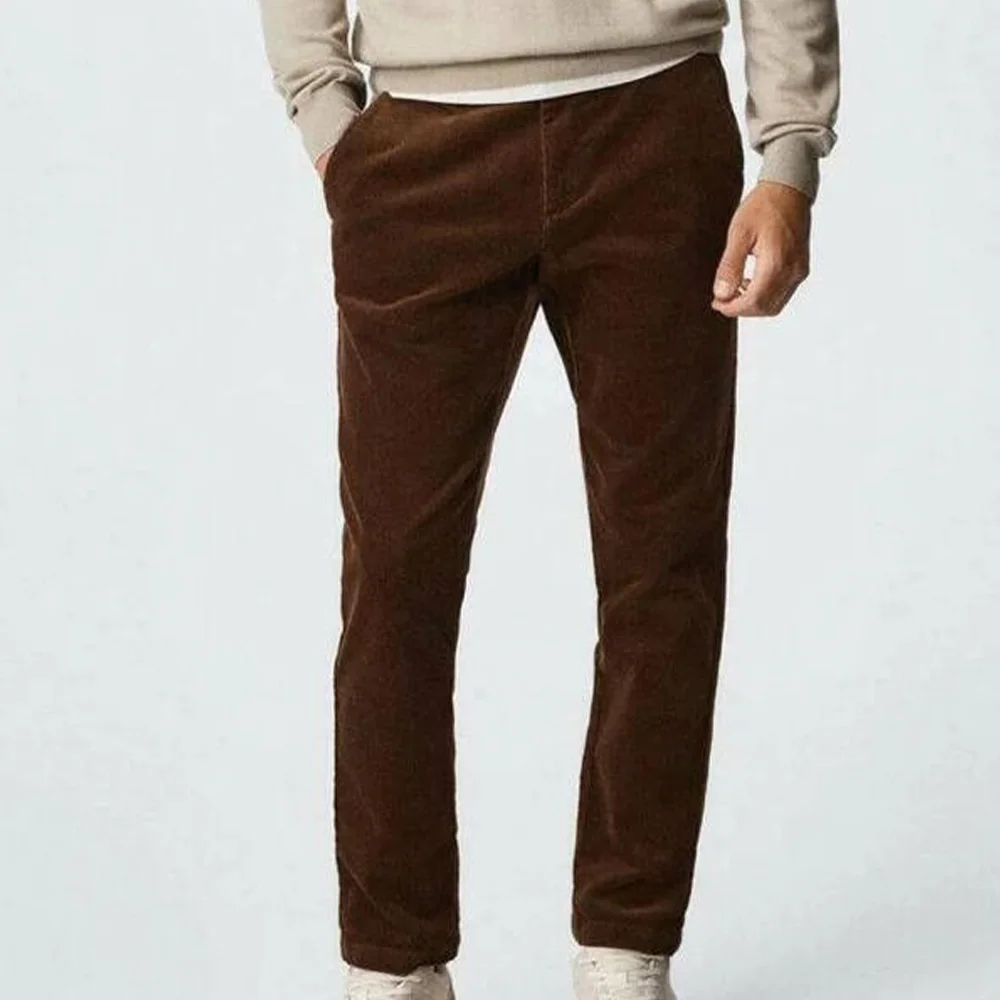 Tapered Velvet Dress Pants for Men No Pleat Breathable Comfort Business Casual Office Trousers Formal Wedding Party Suit Pants 
Tapered Velvet Dress Pants for Men No Pleat Breathable Comfort Business Casual Office Trousers Formal Wedding Party Suit Pants