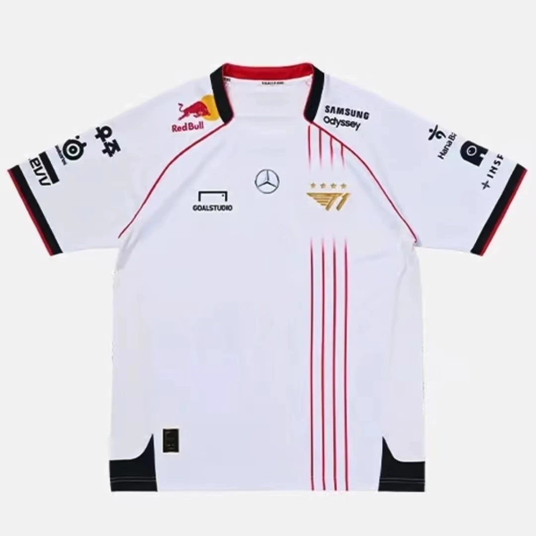 2024 T1 мировая Униформа FAKER Джерси ZEUS KERLA GUMAYUSI ONER рубашка SKT T1 MSI рубашка фанатов рубашка
2024 T1 мировая Униформа FAKER Джерси ZEUS KERLA GUMAYUSI ONER рубашка SKT T1 MSI рубашка фанатов рубашка