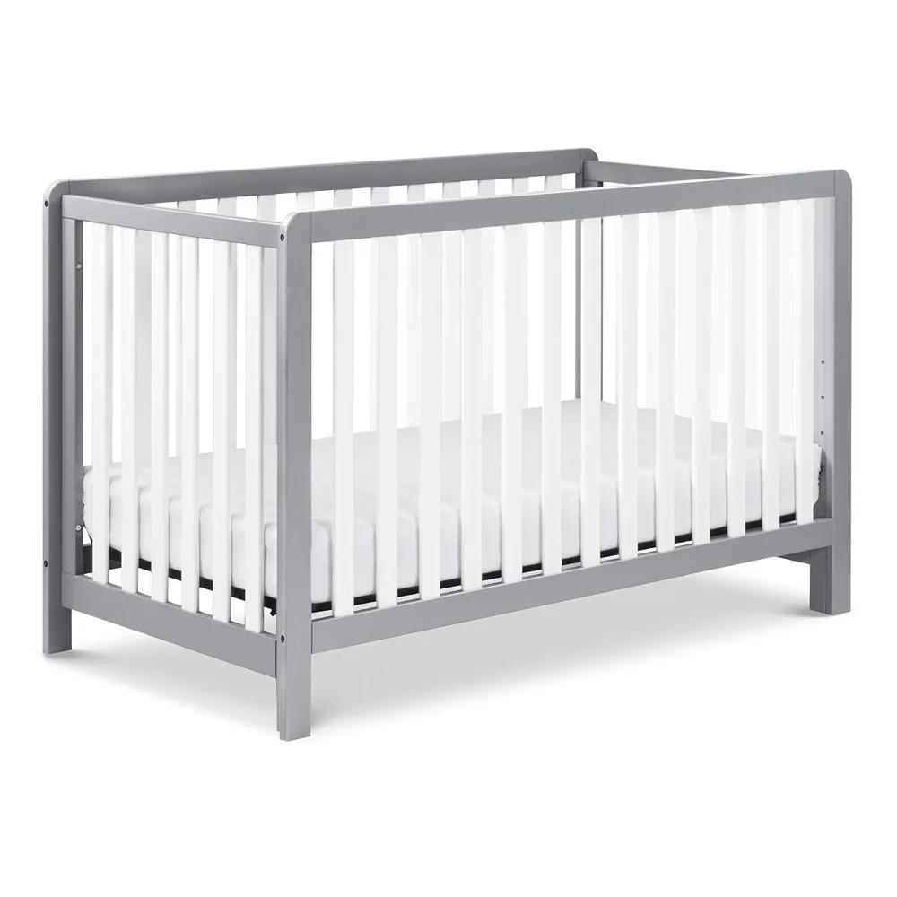 Colby 4-in-1 Low-Profile Convertible Crib in Grey and White, Greenguard Gold Certified
Colby 4-in-1 Low-Profile Convertible Crib in Grey and White, Greenguard Gold Certified
