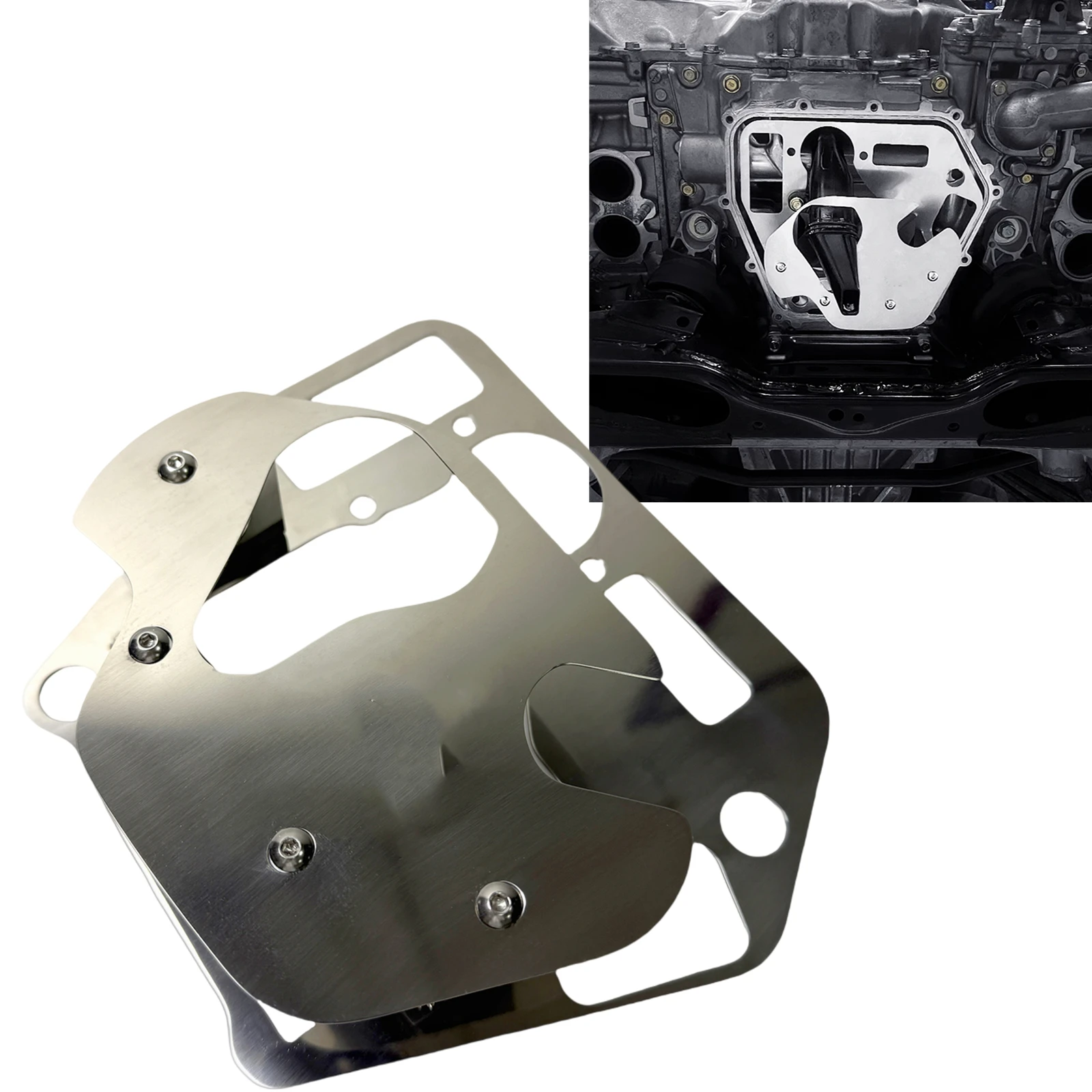 Car Engine Oil Pan Baffle Skid Plate Cover Protector Bracket Kit For Subaru BRZ Toyota GR86 2022-2025
Car Engine Oil Pan Baffle Skid Plate Cover Protector Bracket Kit For Subaru BRZ Toyota GR86 2022-2025