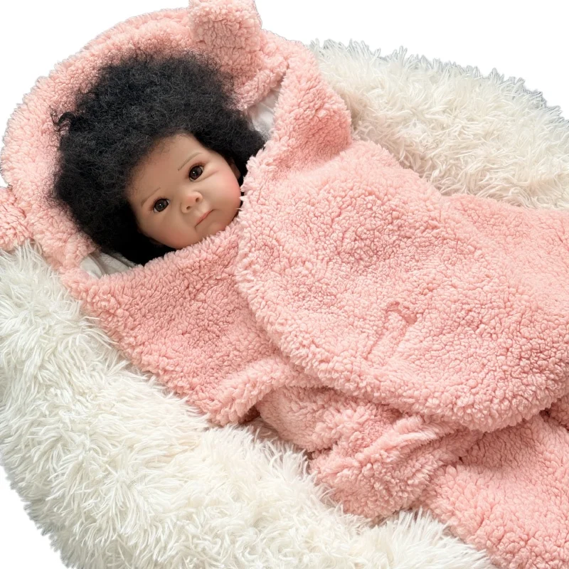 48cm Dark Skin Brown Eyes Bettie Full Vinyl Girl Body Doll with Rooted Black Hair( Without Clothes )
48cm Dark Skin Brown Eyes Bettie Full Vinyl Girl Body Doll with Rooted Black Hair( Without Clothes )