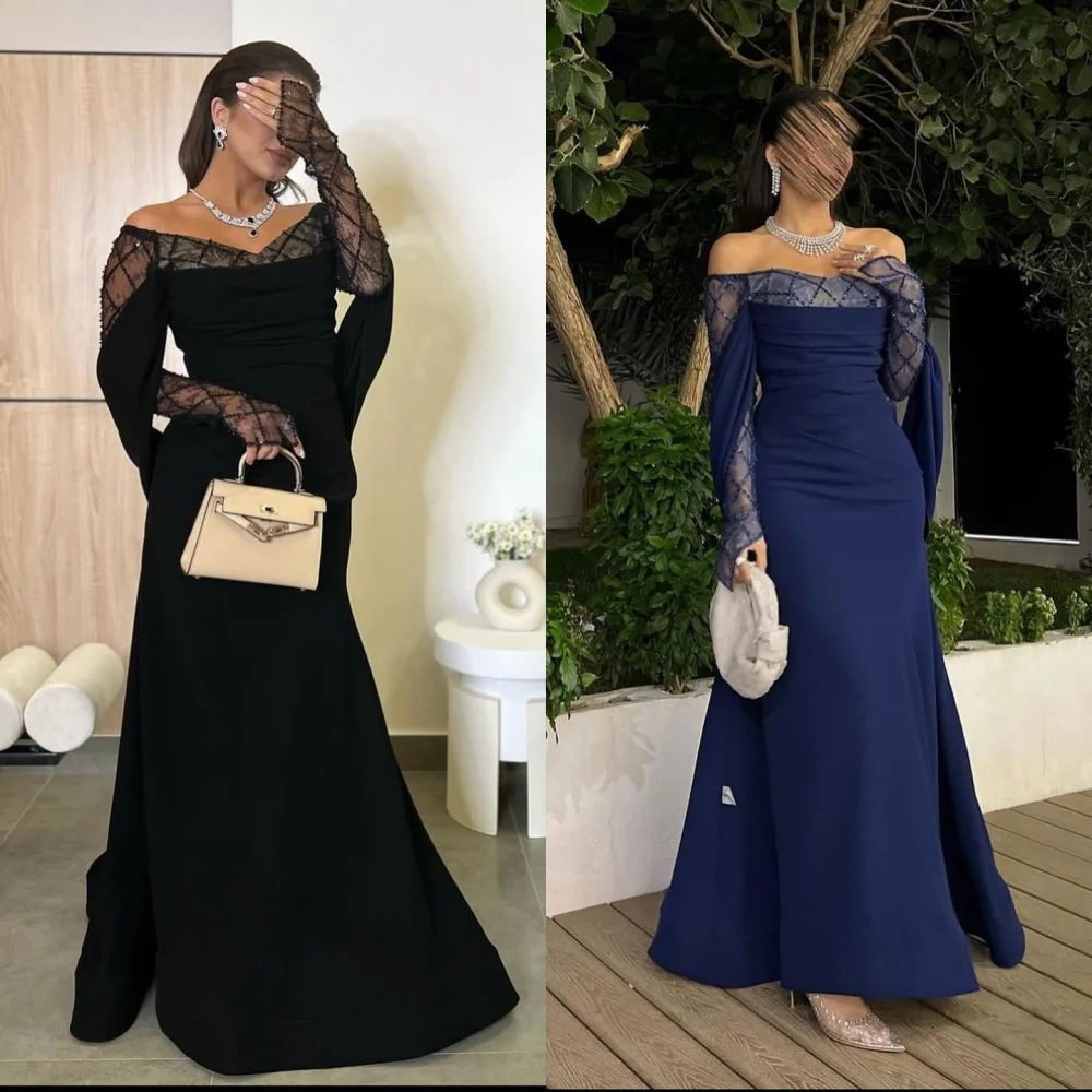 Jiayigong Yipeisha Exquisite Off-the-shoulder Mermaid Floor Length Evening Dresses Rhinestone Chiffon Customized
Jiayigong Yipeisha Exquisite Off-the-shoulder Mermaid Floor Length Evening Dresses Rhinestone Chiffon Customized