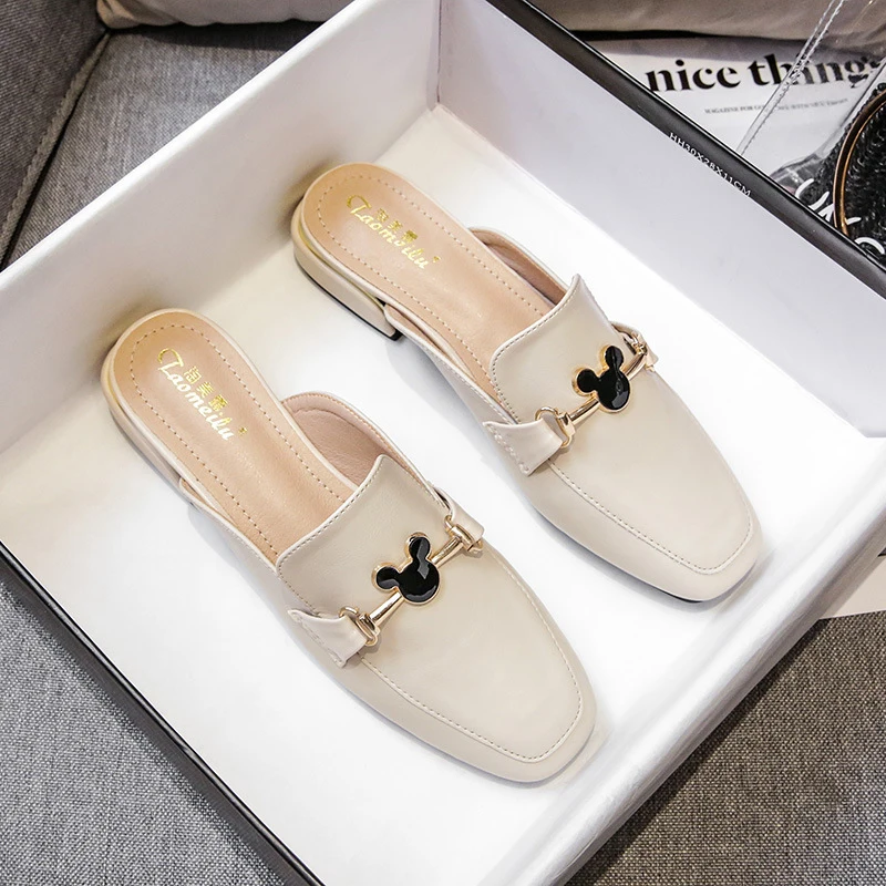 New style women's half-strap mules, closed-toe summer outdoor fashion chunky heel large size sandals, women's mules
New style women's half-strap mules, closed-toe summer outdoor fashion chunky heel large size sandals, women's mules