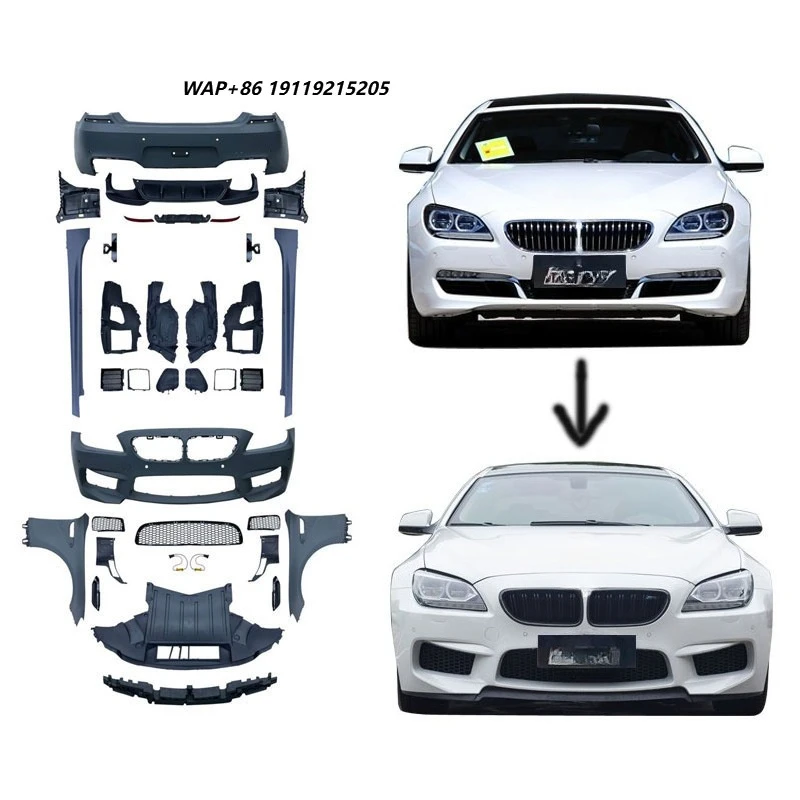 Car Body Kit for 2011-2018 6Series F06/F12/F13 Upgrade M6 Style Body Kit Front Bumper Rear Bumper Side Skirt
Car Body Kit for 2011-2018 6Series F06/F12/F13 Upgrade M6 Style Body Kit Front Bumper Rear Bumper Side Skirt