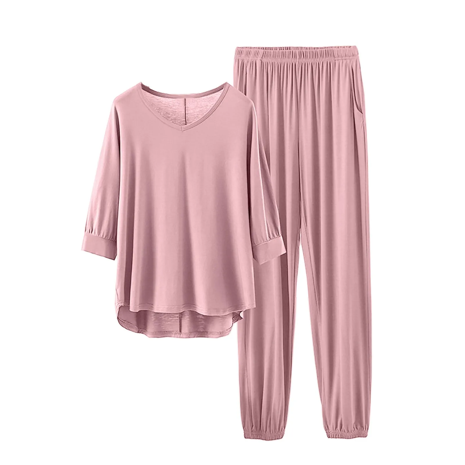 Simple Fashion Oversized Pajama Sets for Lady Two Piece Short Sleeve Top and Pants Casual Sleepwear Loungewear Set
Simple Fashion Oversized Pajama Sets for Lady Two Piece Short Sleeve Top and Pants Casual Sleepwear Loungewear Set