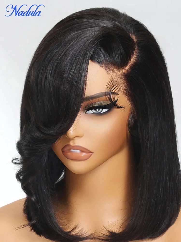 Nadula 12inch Side Bangs Bob Wig Human Hair Pre-bleached Invisible Knots 4x4 Pre Cut Lace Closure BOB Human Hair Wig Easy Wear
Nadula 12inch Side Bangs Bob Wig Human Hair Pre-bleached Invisible Knots 4x4 Pre Cut Lace Closure BOB Human Hair Wig Easy Wear