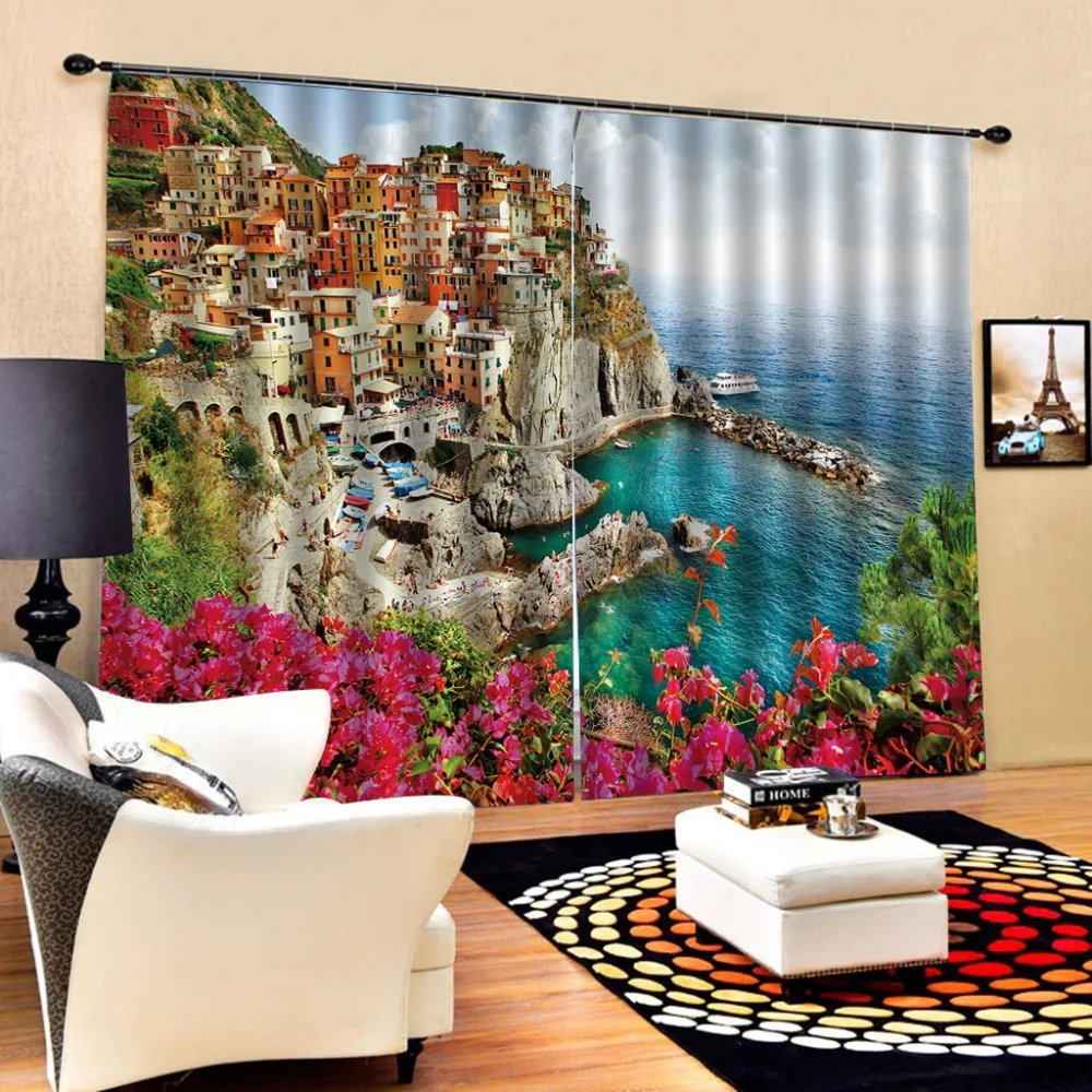 European 3D Curtains angel design Curtains For Living Room Bedroom the view of the city curtains
European 3D Curtains angel design Curtains For Living Room Bedroom the view of the city curtains