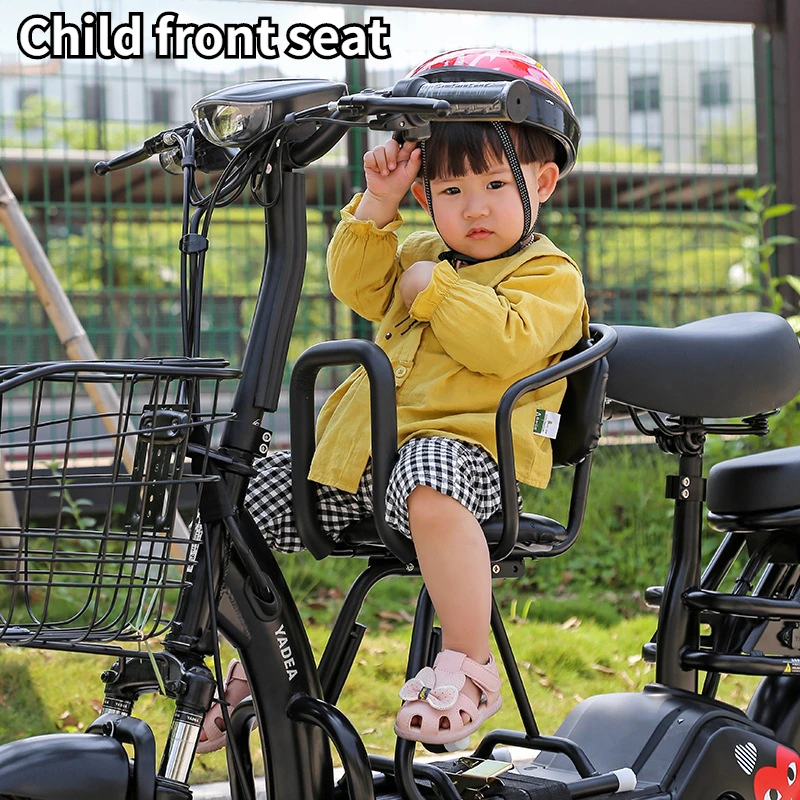 Electric Vehicle Front Child Seat with Guard Rail Thickened Comfortable Cushion Motorcycle Child Seat with Helmet
Electric Vehicle Front Child Seat with Guard Rail Thickened Comfortable Cushion Motorcycle Child Seat with Helmet