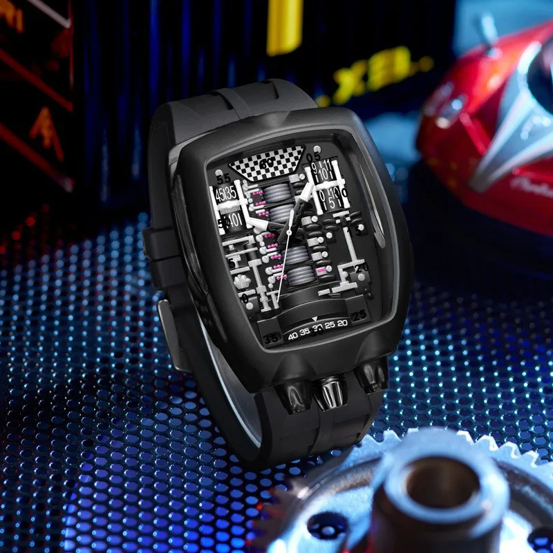 Personalized Hot Selling Unique Case Design Quartz Watch Mens Alien Y2k Transparent Hollow Special Creative Men Watch AAA Clock
Personalized Hot Selling Unique Case Design Quartz Watch Mens Alien Y2k Transparent Hollow Special Creative Men Watch AAA Clock