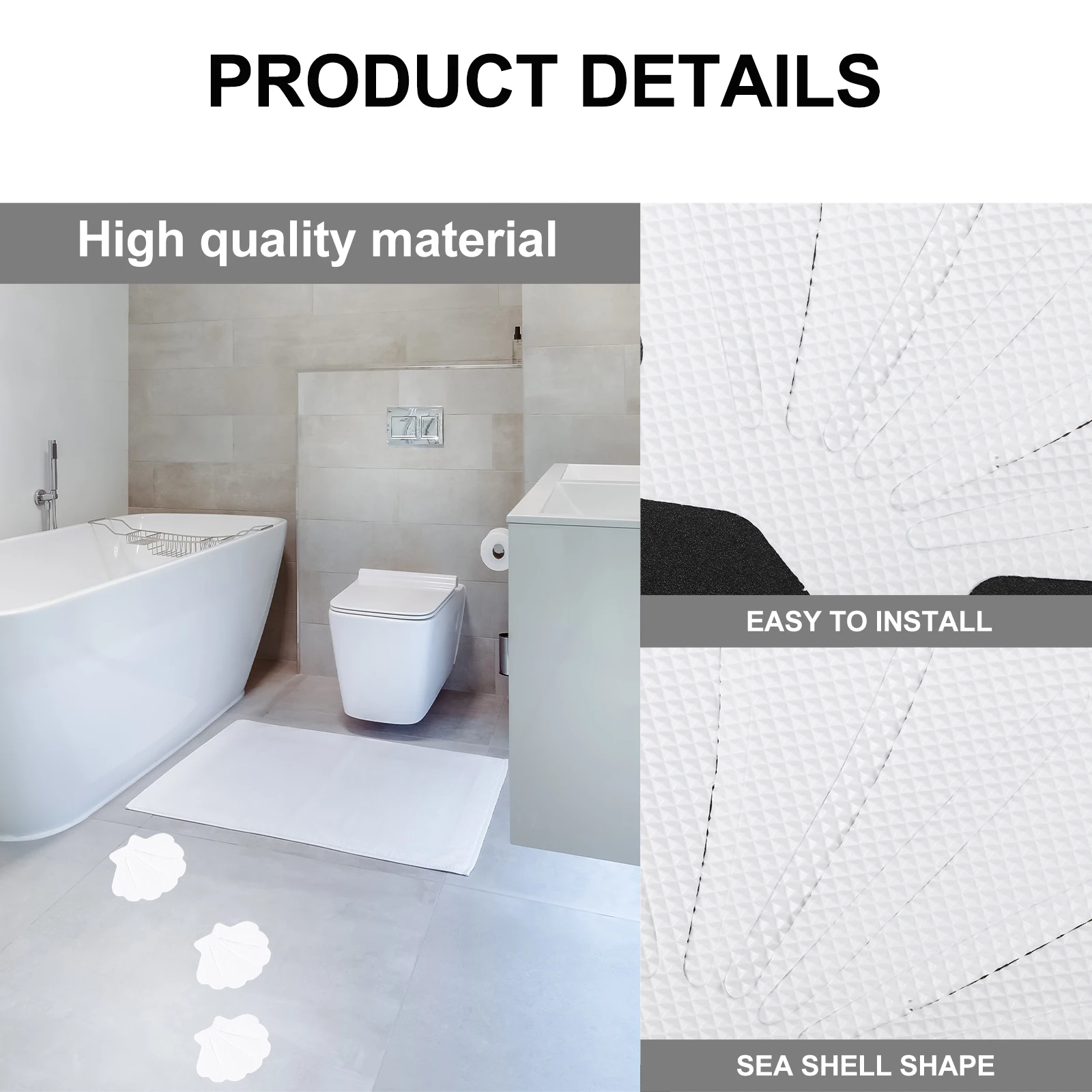 12pcs Anti Slip Stickers Non Slip Bath Safety Strips Bathroom Decals Shower Floor Tiles Kitchen Balcony Corridor Doorway 
12pcs Anti Slip Stickers Non Slip Bath Safety Strips Bathroom Decals Shower Floor Tiles Kitchen Balcony Corridor Doorway