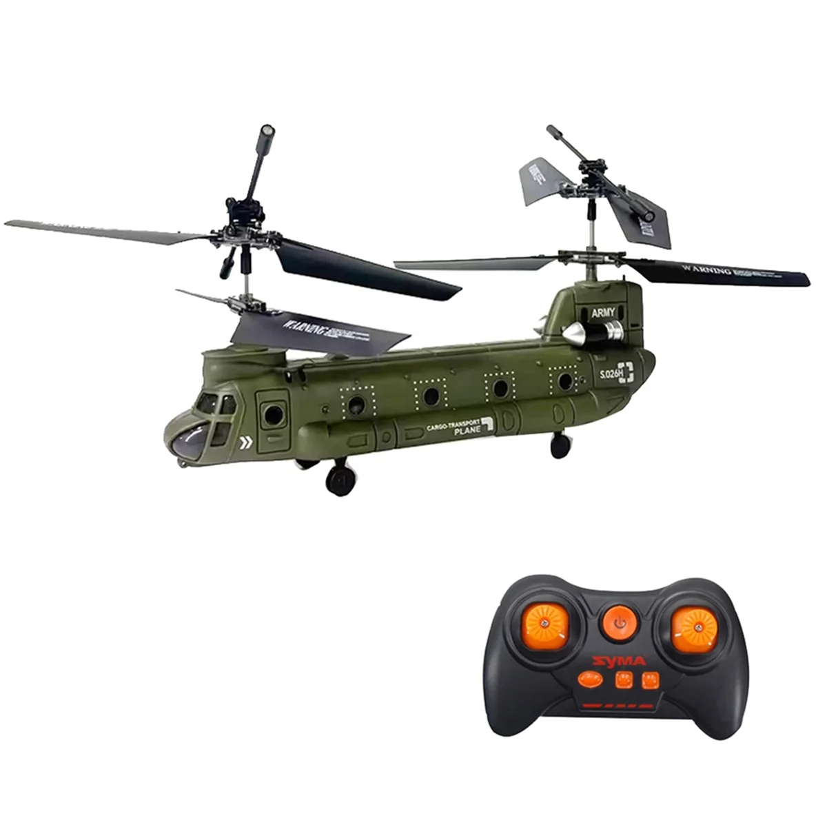 AINY RC Helicopter S026H Double Propeller Fixed-Height Transport Aircraft Rc Airplane Remote Control Toys Gift for Kids
AINY RC Helicopter S026H Double Propeller Fixed-Height Transport Aircraft Rc Airplane Remote Control Toys Gift for Kids