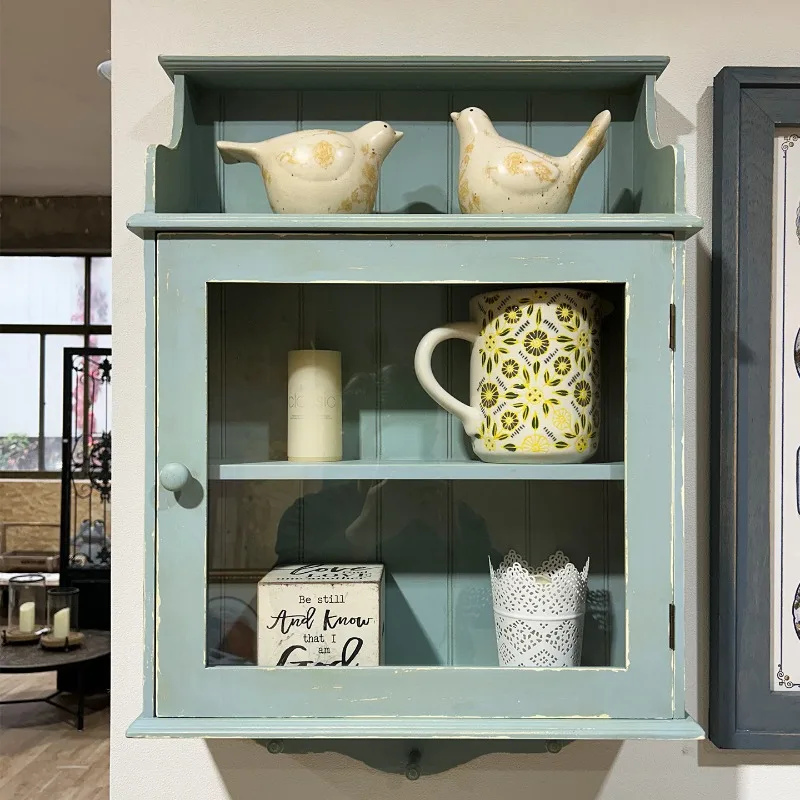 Vintage Distressed Display Cabinet Hanging Dishware Storage for Living Room Home Decor Organizer Rustic Decorative Storage Rack
Vintage Distressed Display Cabinet Hanging Dishware Storage for Living Room Home Decor Organizer Rustic Decorative Storage Rack